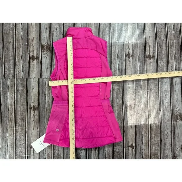 Lululemon down for it all vest size 2 color pink NWT - Picture 3 of 3